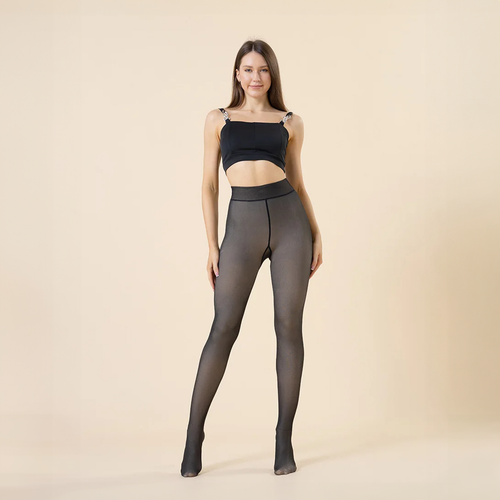 VelvetSkin™ | Dicke Strumpfhosen mit durchsichtiger Illusion