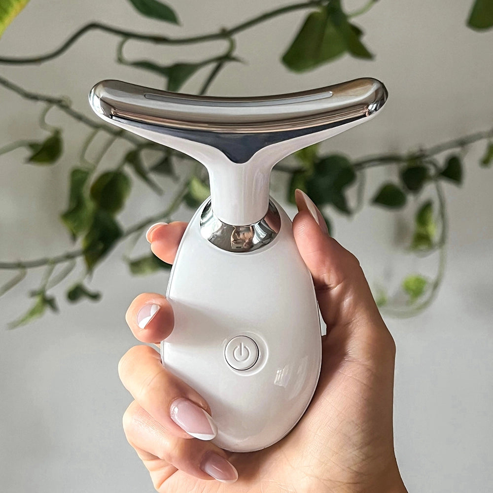 LumiLift™ | Dreifach-Lichttherapie-Massager für jugendliche, strahlende Haut