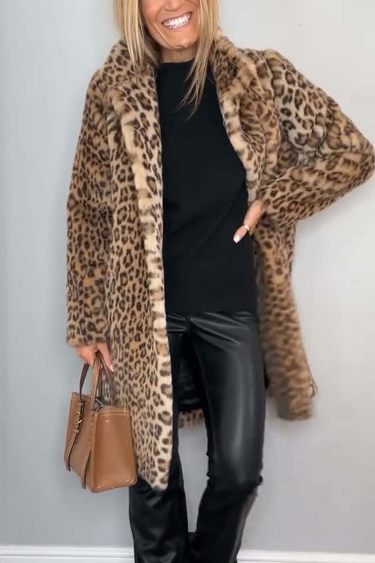 SERENA | LEOPARDENPRINT WINTERMANTEL